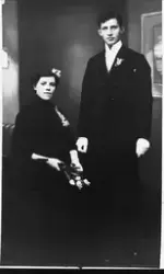 Brudebilde av Gunda og Nikolai Mathiesen.