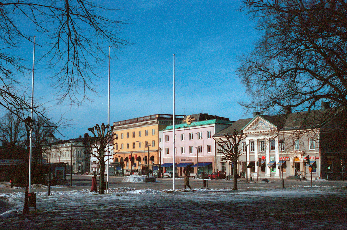 Vänersborg. Drottninggatan, torget
