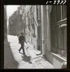 2358/7 Historiska boken; Stenbrottet, gammal stuga; Smidd port, kyrka mm; Haga, sotare i Gamla Stan; Diverse