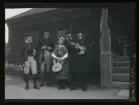 Folkmusiker. Skansen, Stockholm.