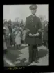 Porträtt av man i uniform. Skansen, Stockholm.