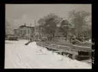 Bygge vid restaurang Solliden på Skansen i Stockholm.