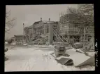 Bygge vid restaurang Solliden på Skansen i Stockholm.