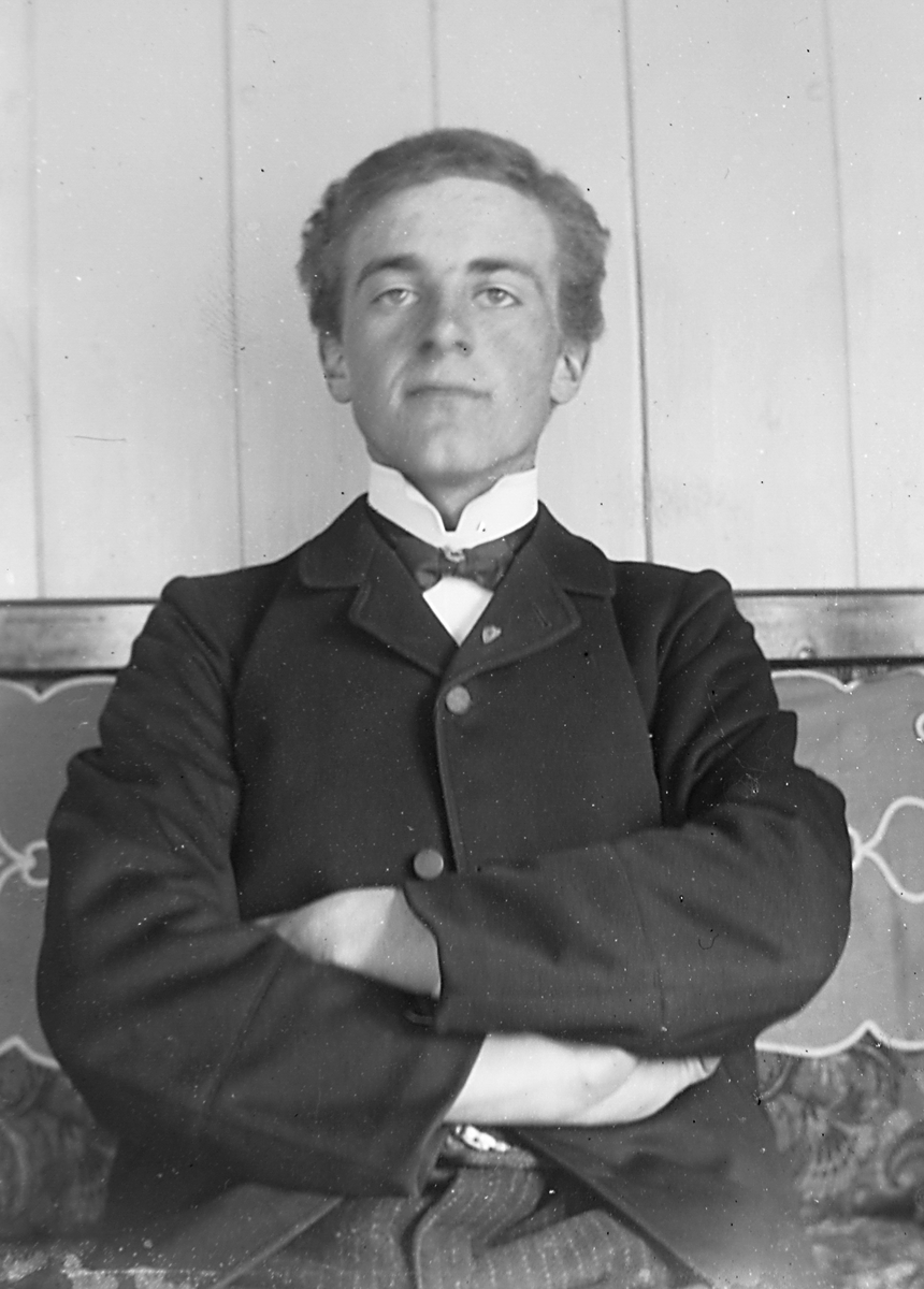 Selvportrett, Sigurd Olav Ruud. Komnes ca. 1910.