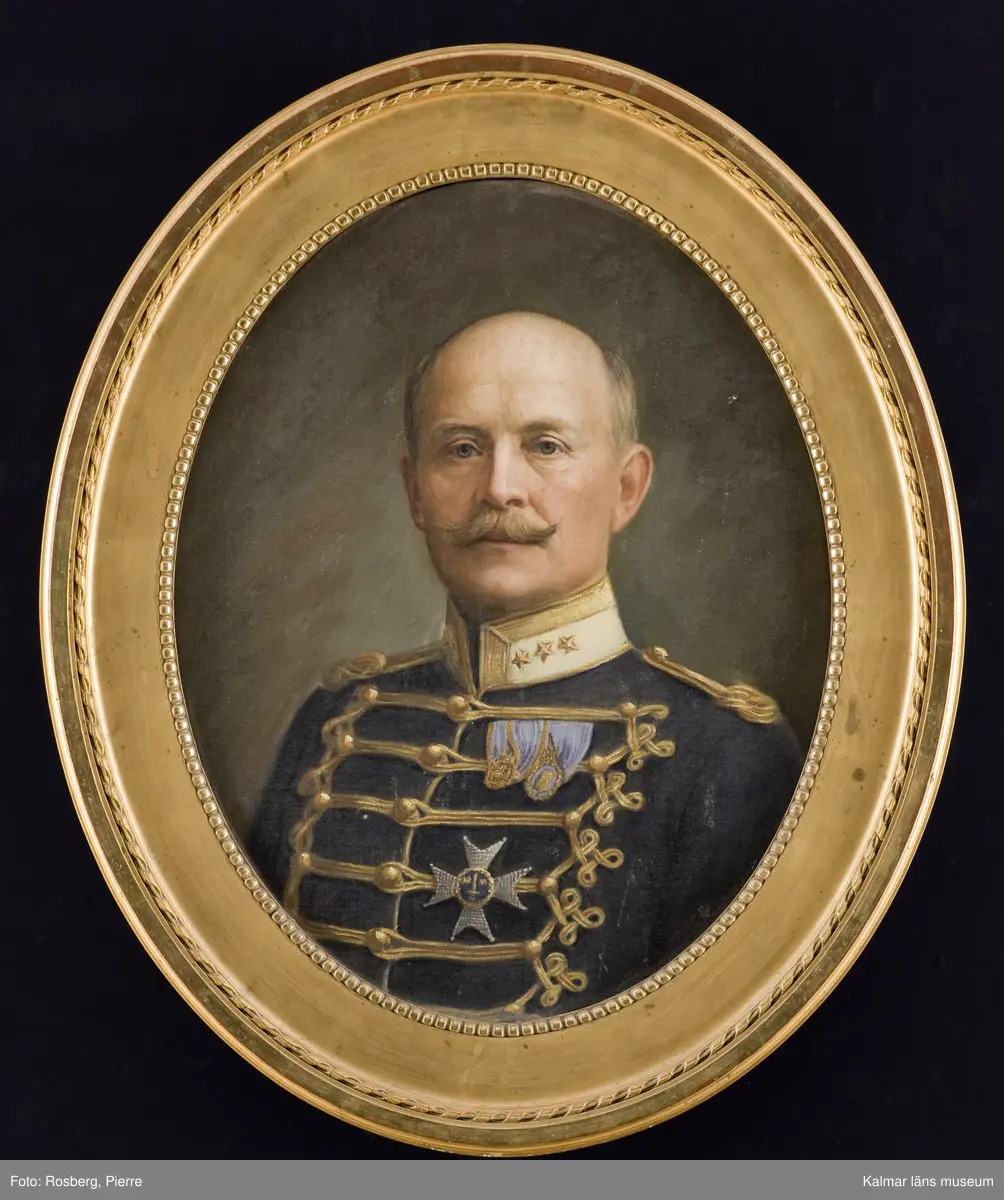 Porträtt av Thorgny de Maré, överste och chef för Smålands husarregemente.