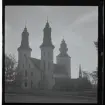 Visby i fågelperspektiv och ringmuren, 18 juni 1944.