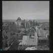 Visby i fågelperspektiv och ringmuren, 18 juni 1944.