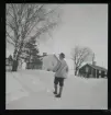 D.M.-skidstafett vid Saltsjöbaden, 6 februari 1945.