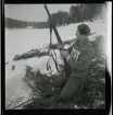 Sv.D. skid-skyttetävling vid Tullinge, 28 januari 1945.