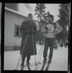 Sv.D. skid-skyttetävling vid Tullinge, 28 januari 1945.