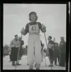 SM på skidor i Kramfors, 1945.