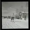 SM på skidor i Kramfors, 1945.