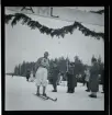 SM på skidor i Kramfors, 1945.