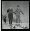 SM på skidor i Kramfors, 1945.