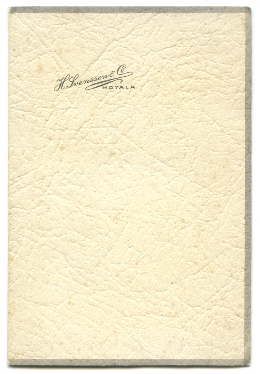 A. Gusraf Anderson.
Bilde er fra fotoalbum GM.036888.