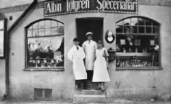 Örby, Albin Löfgrens Speceriaffär.
