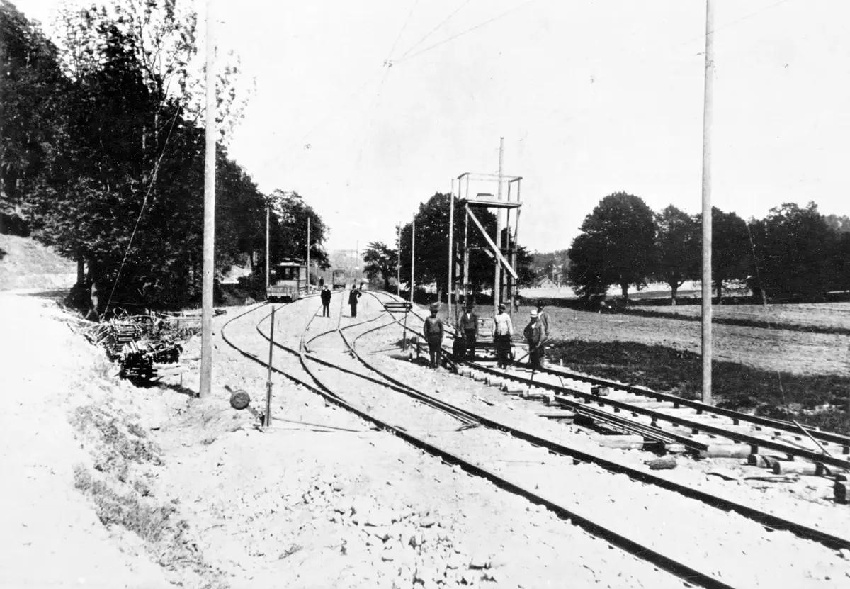 Hägerstensvägen 1911 Kortet från Lennart Kellstaf.