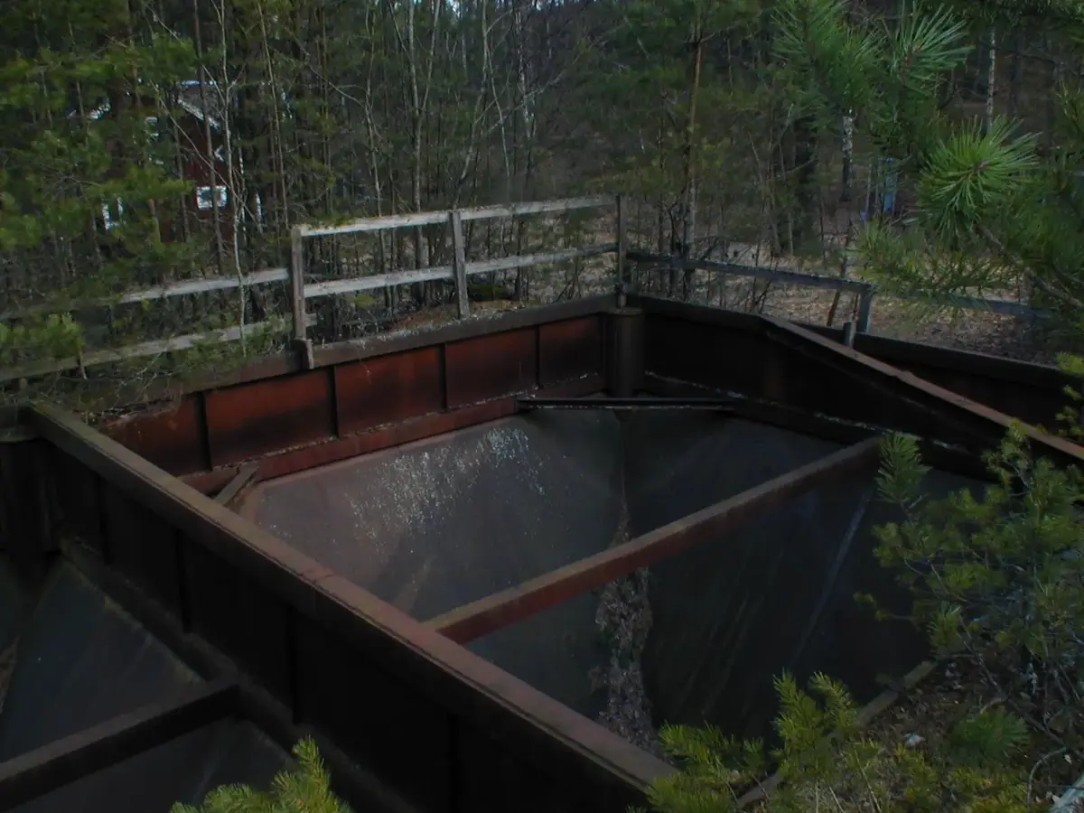 Fyllningsficka vid Myran. En sk Tratt.