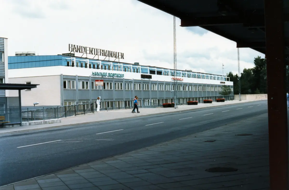 Utsikt från Handens station