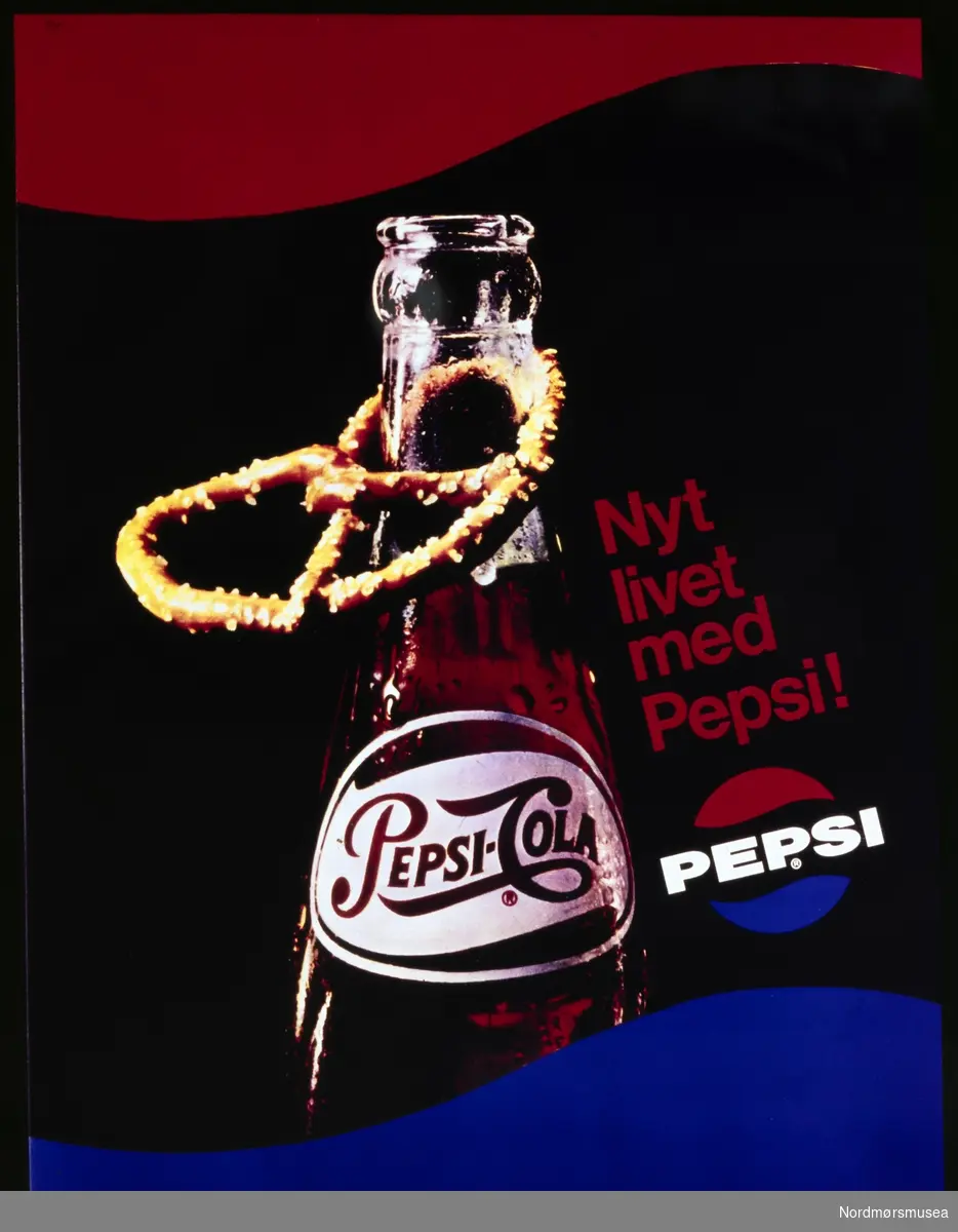 Pepsi-Cola. Kinoreklame fra Kristiansund, hovedsaklig fra perioden 1950 til 1980.