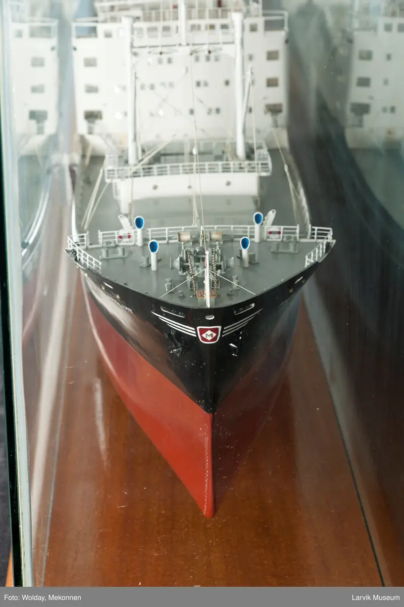 Helmodell tørrlastskip M/S POLARGLIMT