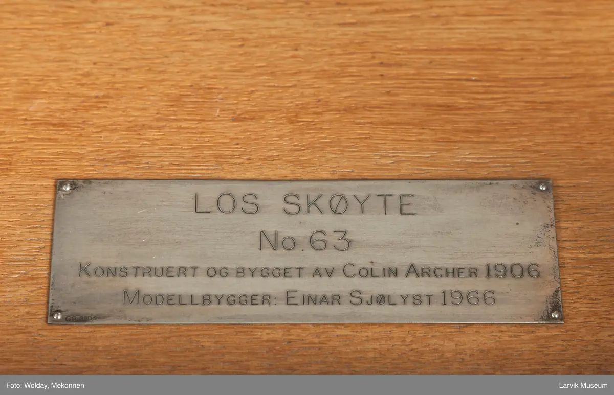 Helmodell losskøyte nr. 63