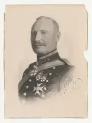 Porträtt av Georg Sylvan, överste och chef för Smålands arti