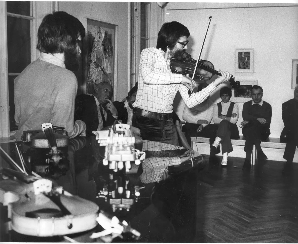 Violinist på Karby gård
