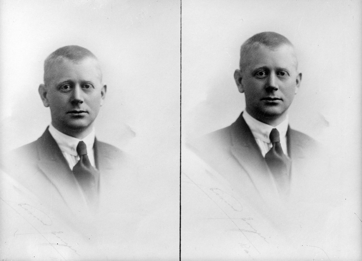 Repro: Portrett av mann