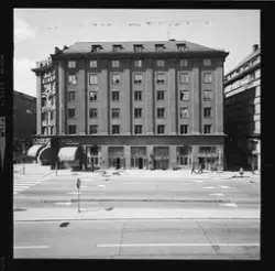 Hästhuvudet 13, Stockholm. t.v. Stockholms konserthus. Exter