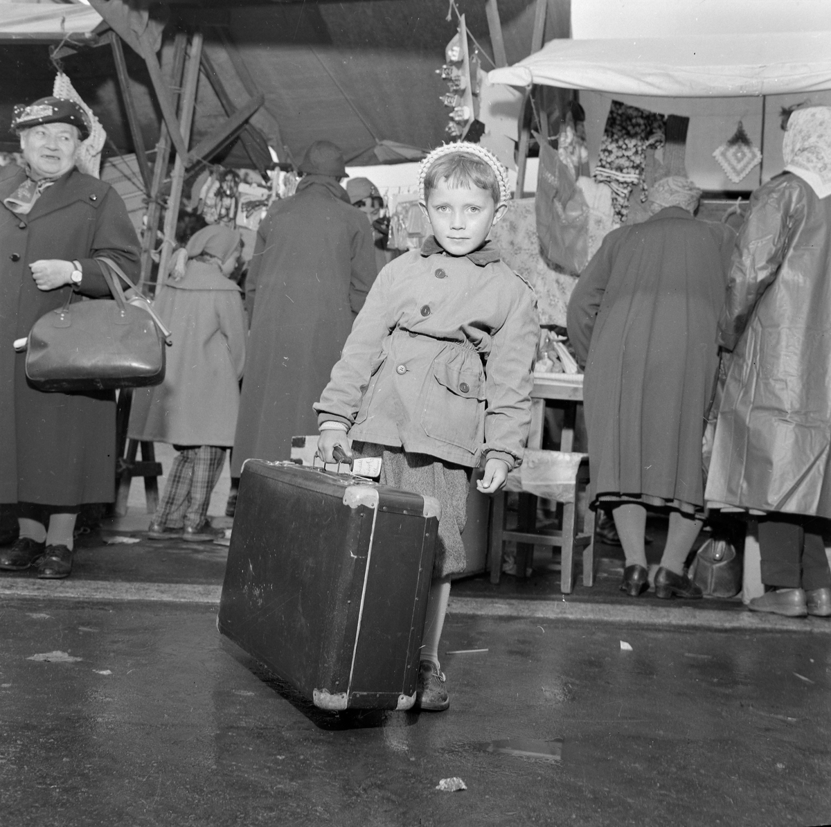 Stor-martnan i Trondheim 1957