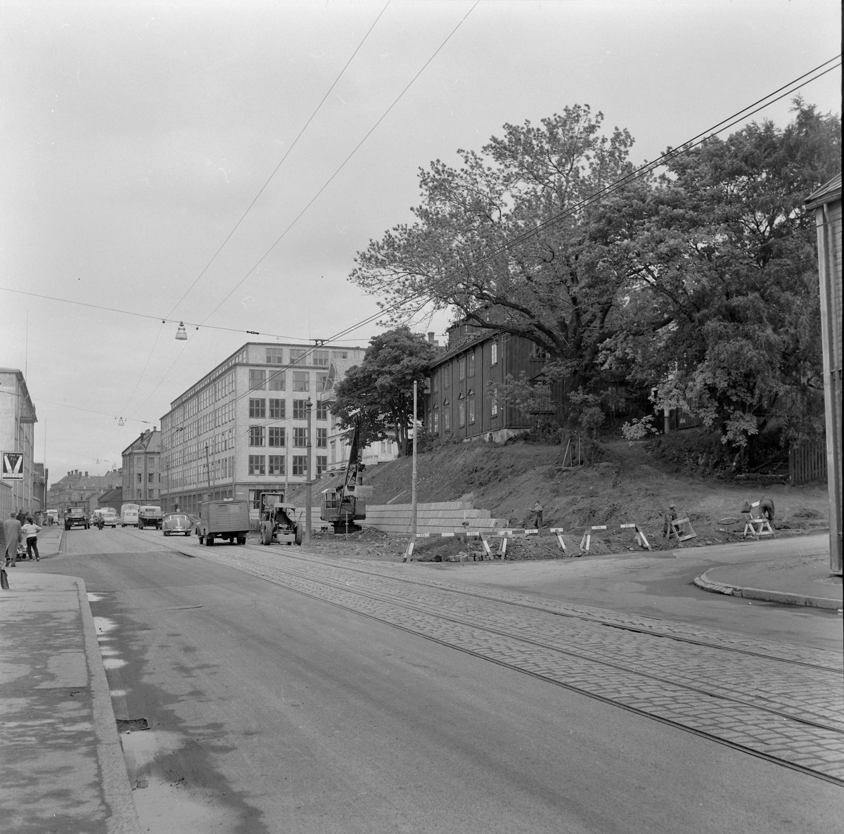 Innherredsveien utvides nedenfor Bakke gård