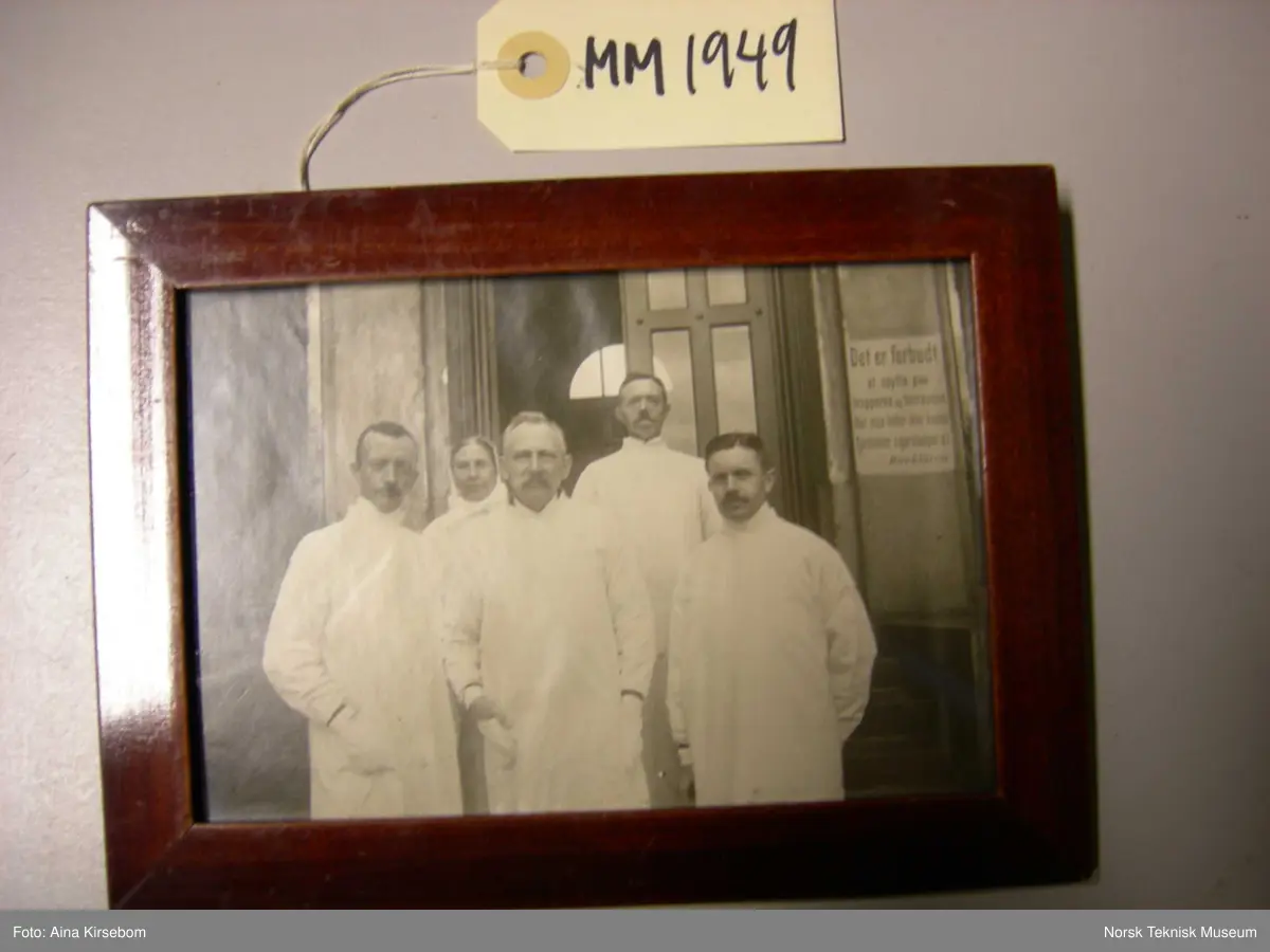 Stab, Rikshospitalets øyeavdeling (øieklinik) mellom 1905 og 1910.