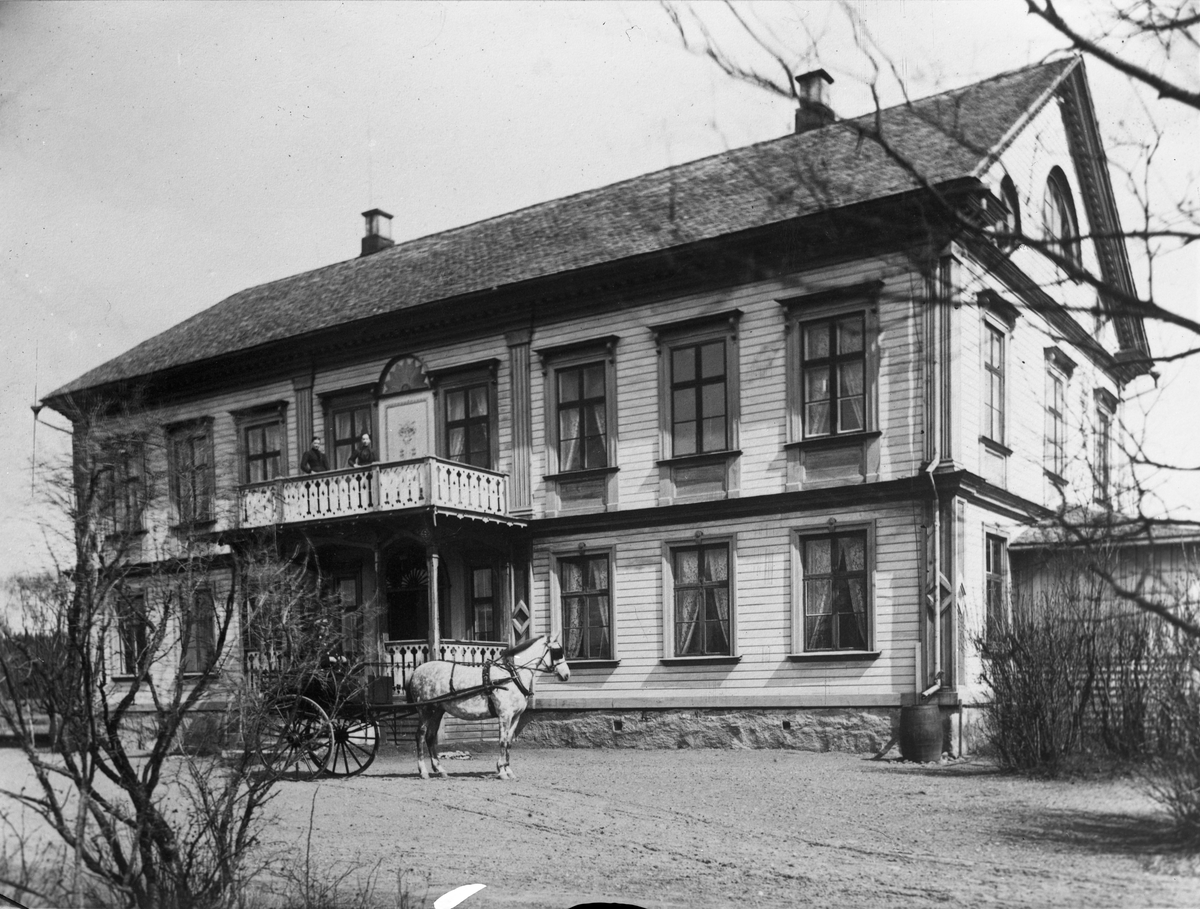 Hynboholms herrgård runt förra sekelskiftet.