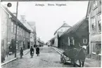 Arboga sf. 
Byggnader utefter Stora Nygatan. C:a 1910.