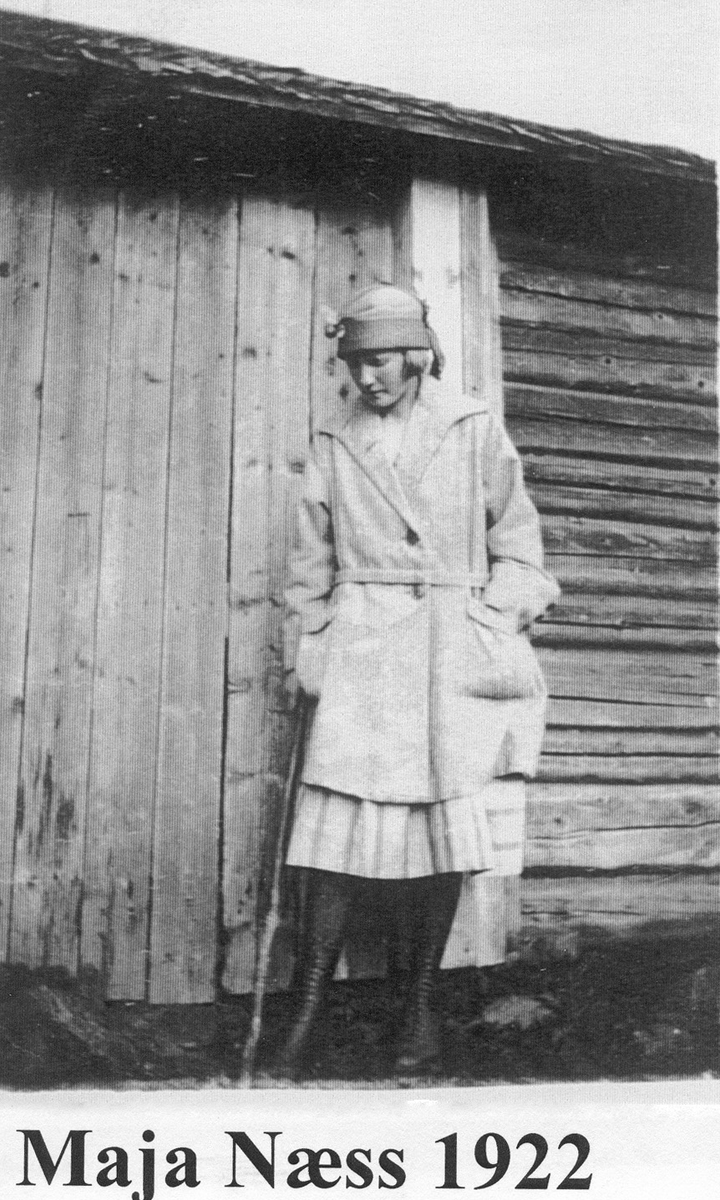 Maja Næss på Hovsetra 1922.