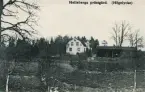 Brevkort med motiv av Helleberga prästgård, Högelycke, Hälleberga socken.
