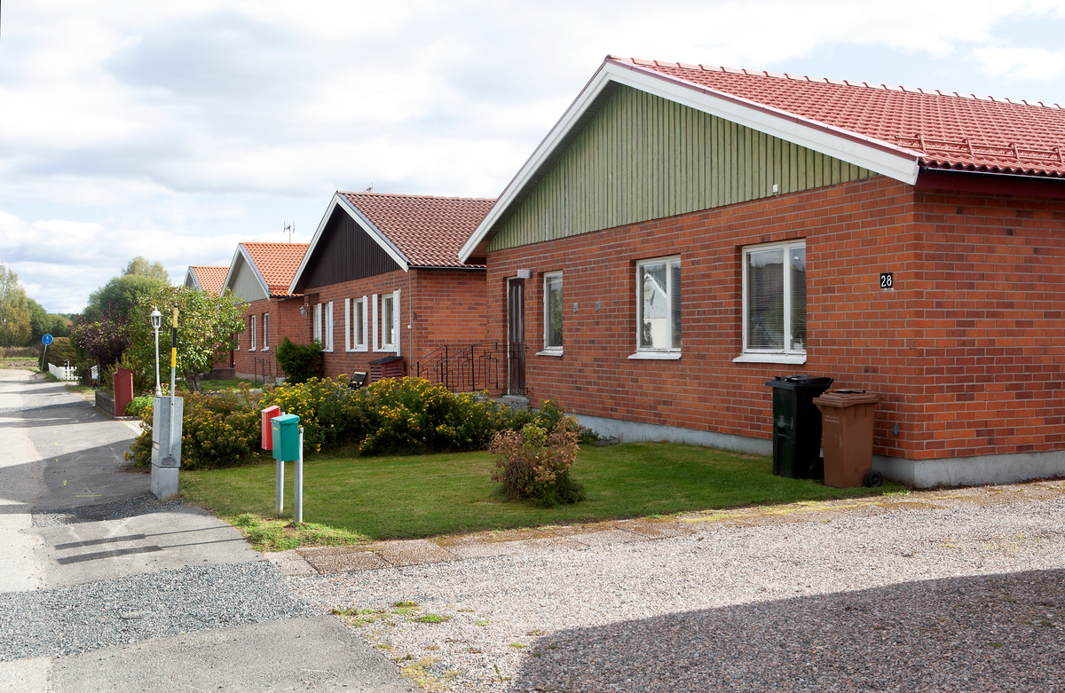 Kedjehus, Stomgatan, Östervåla socken, Uppland 2021