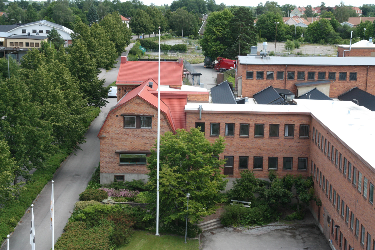 Industribyggnader, Fanna industriområde, Enköping, Uppland 2012