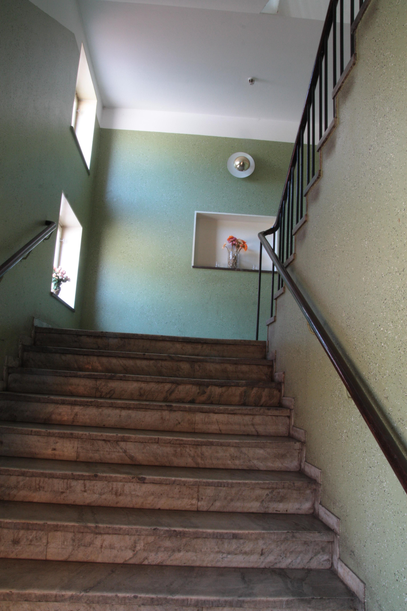 Trappa, Fanna industriområde, Enköping, Uppland 2012