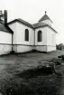 Hälleberga kyrka före branden 1976.