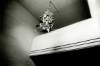 Ljuskrona i Hälleberga kyrka innan branden 1976.