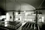 Interiör från Hälleberga kyrka innan branden 1976.