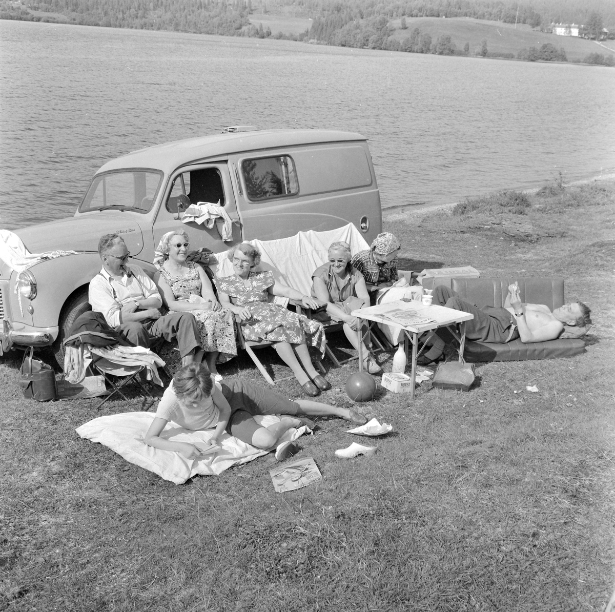 Utfart ved Jonsvatnet en varm sommerdag