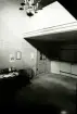 Interiör från Hälleberga kyrka innan branden 1976.