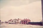 Nya & Gamla Nybygget samt Gustafsberg vid gamla Norrvägen, 1965.