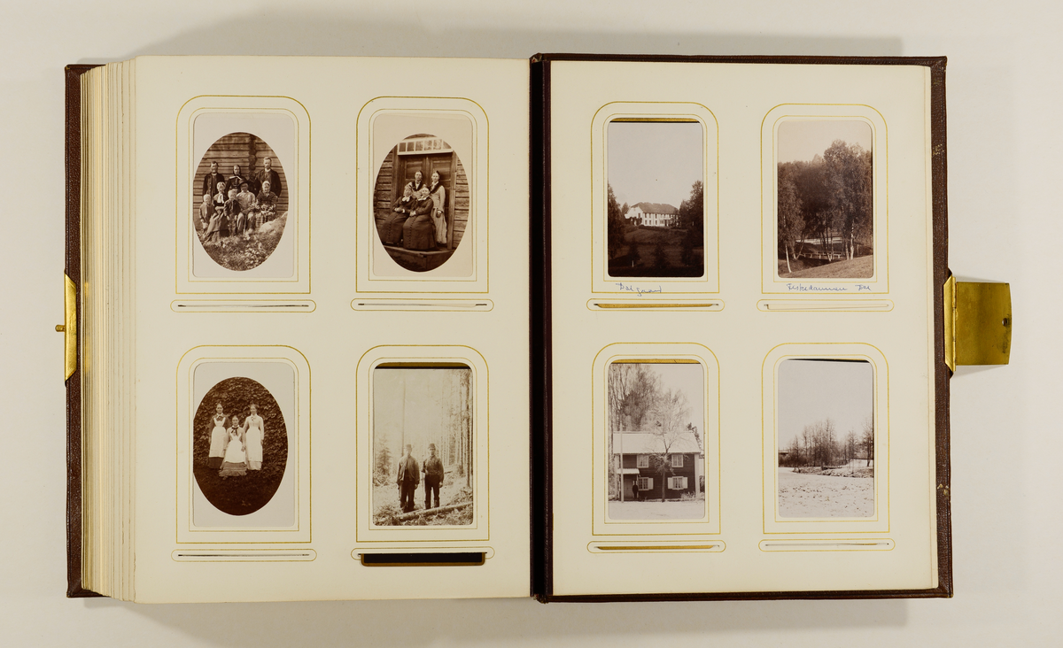 Foto av tjenestepiker på Dal gård i 1881