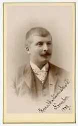 Aall familiens visittkortalbum (brun)