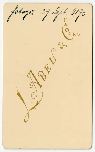 Aall familiens visittkortalbum (brun)