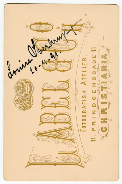 Aall familiens visittkortalbum (brun)